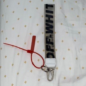 Off white keychain